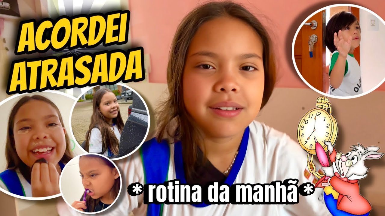 ROTINA DA MANHÃ REAL -  ATRASADÍSSIMA 🤯🤯