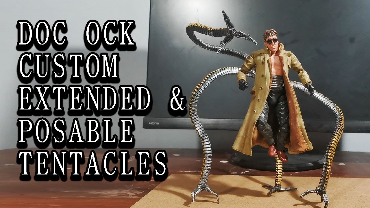 Custom Movie Doc Ock Extended & Posable Tentacles Showcase & Review
