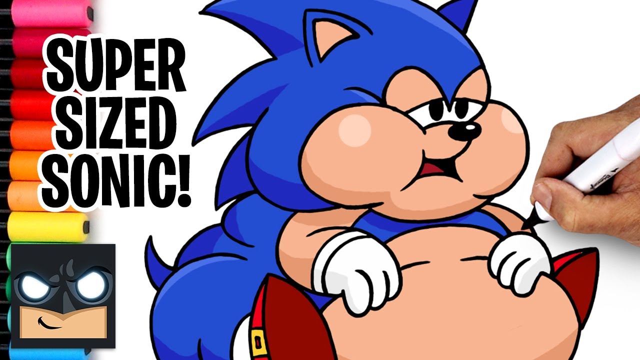 How To Draw Sonic XL | Sonic the Hedgehog