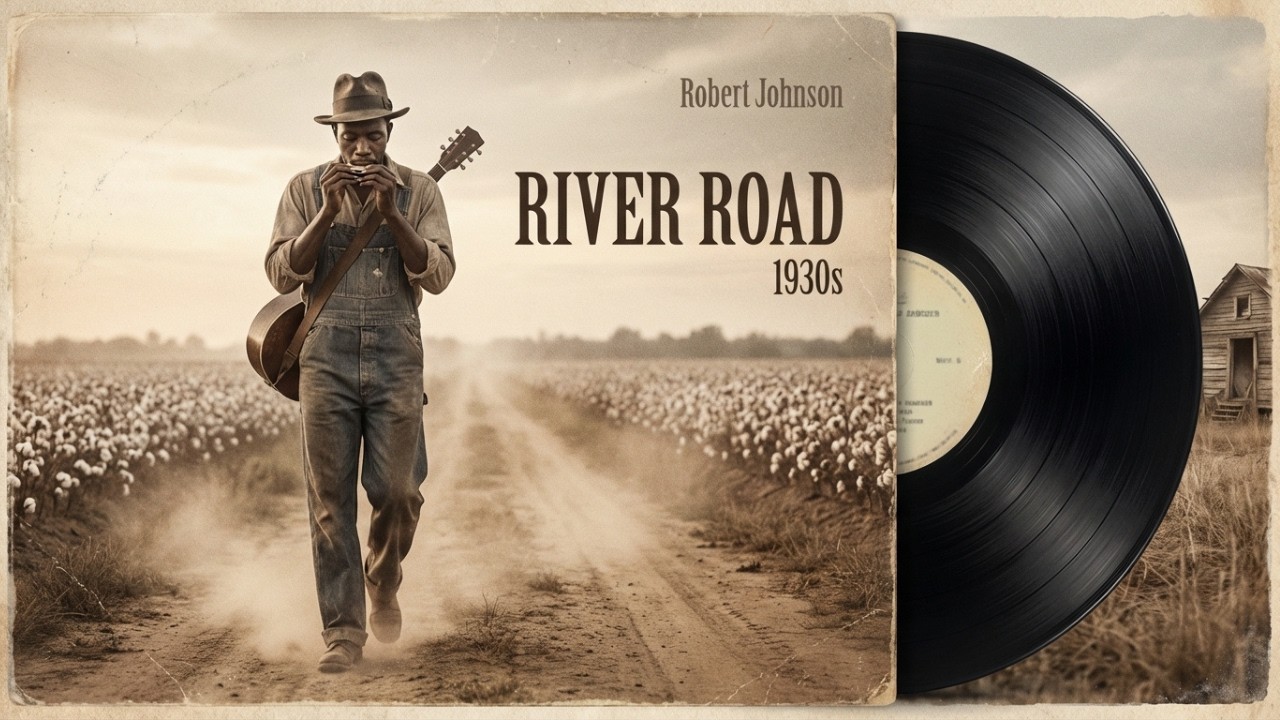 Robert Johnson Inspired – Long River Road | Delta Blues 1930s | Raw Acoustic Mississippi
