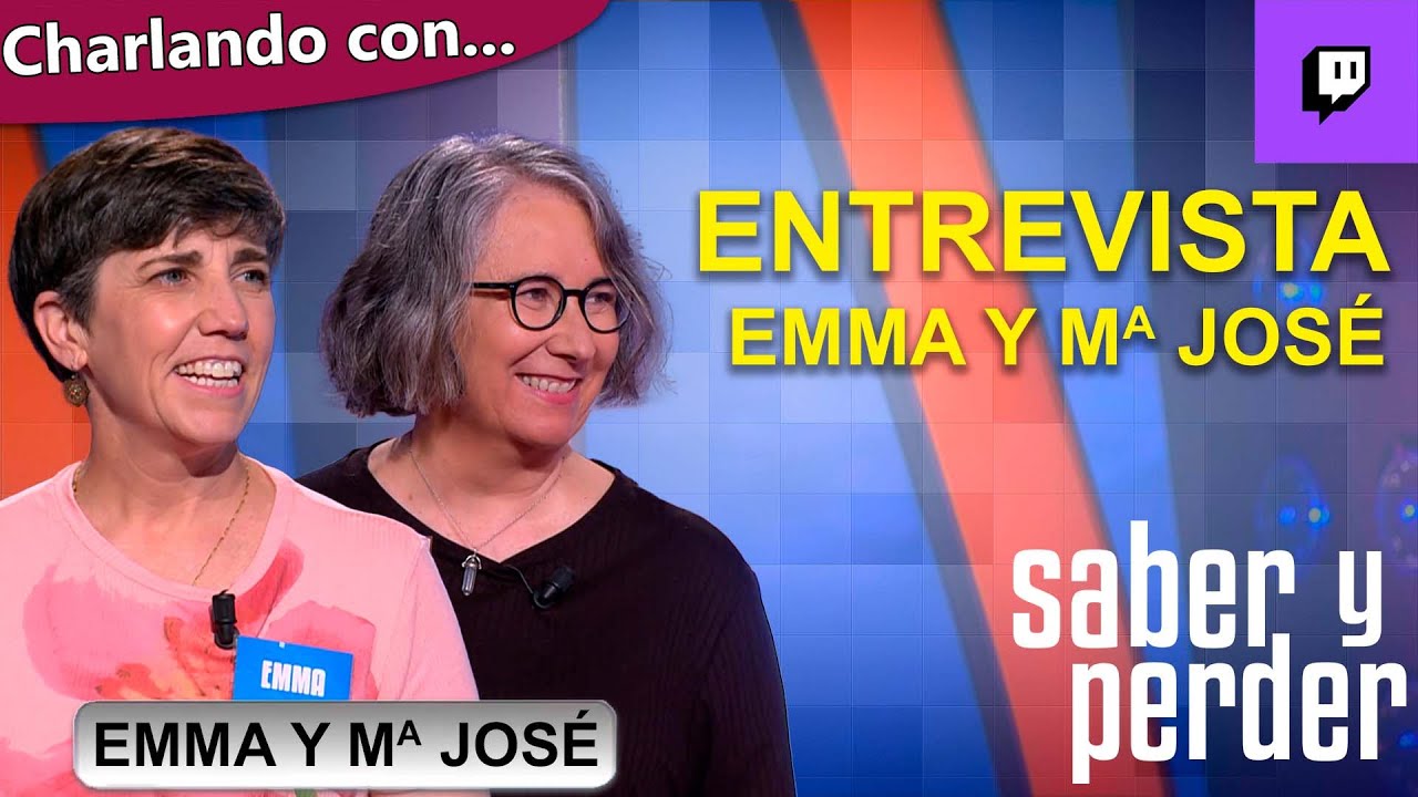 Entrevista a Mar&iacute;a Jos&eacute; Cano y Emma Romero de Saber y Ganar