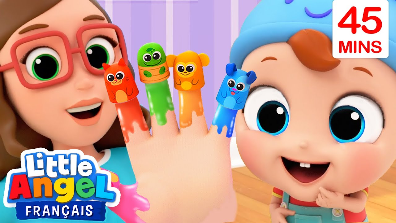 La Famille Doigt + Comptines sur les animaux | Little Angel en Fran&ccedil;ais