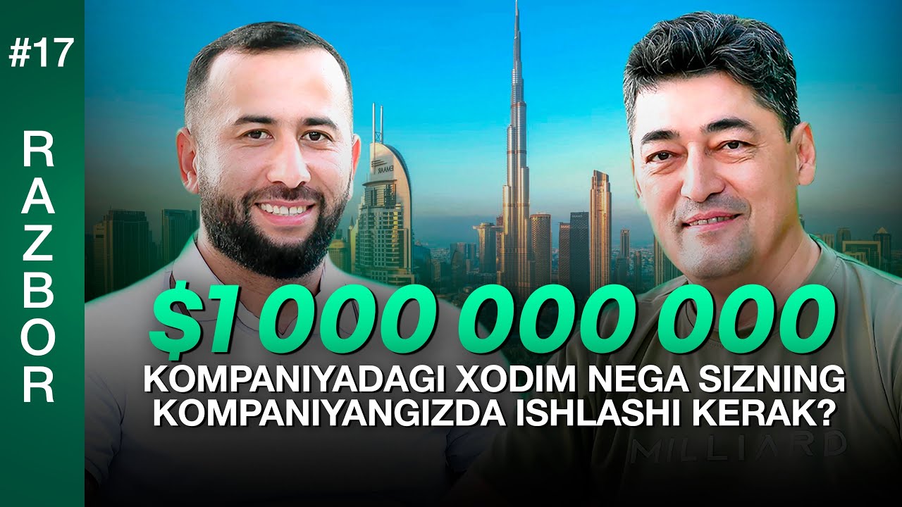 $1 000 000 000 lik kompaniyadan xodim yollash | &ldquo;Razbor&rdquo; 17-soni | Alisher Isaev