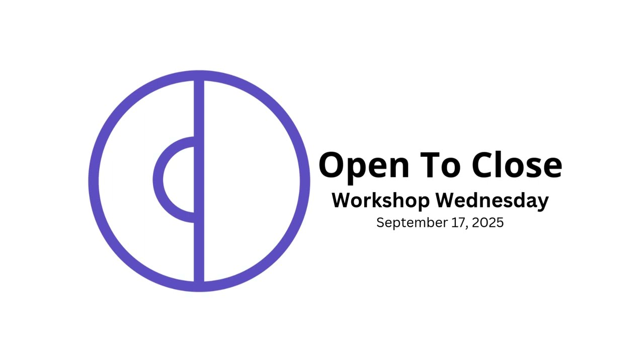 Workshop Wednesday - September 17, 2025
