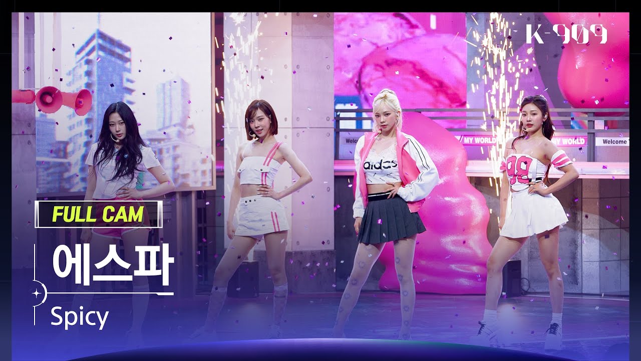 [909 직캠 4K] aespa (에스파) 풀캠 'Spicy' (aespa FullCam) | @JTBC K-909 230513