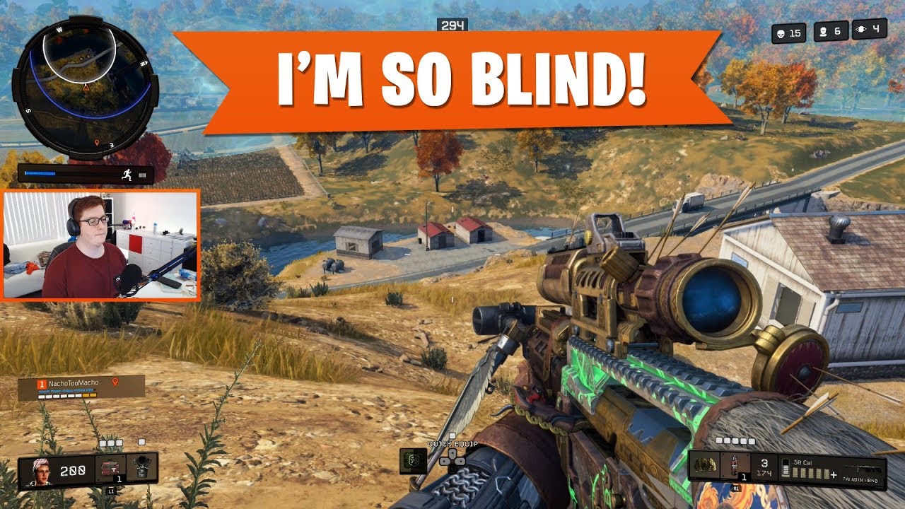 I'M SO BLIND! | Black Ops 4 Blackout | PS4 Pro