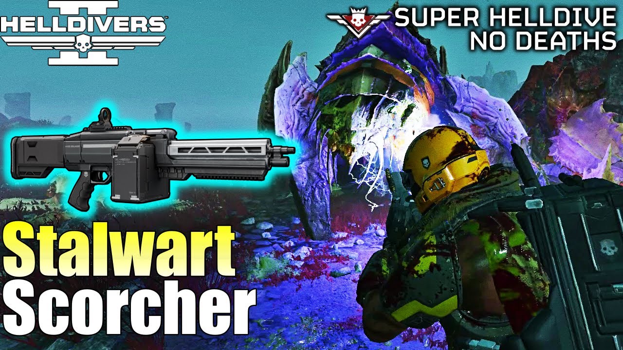 Helldivers 2 - Stalwart Gameplay (No commentary, Max difficulty, No deaths)