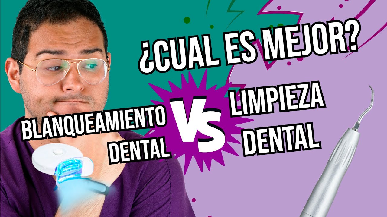 ¿LIMPIEZA DENTAL o BLANQUEAMIENTO DENTAL? ¡NO, NO SON LO MISMO!
