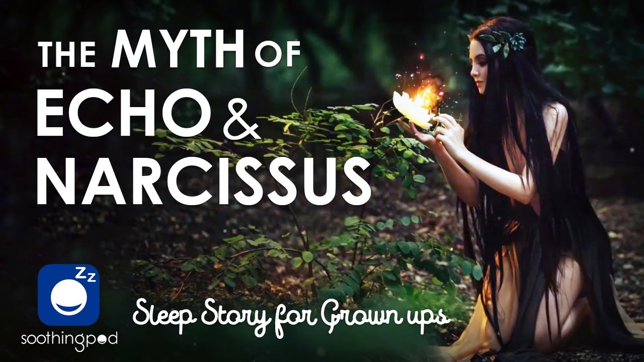 Bedtime Sleep Stories | 🔥 The Myth of Echo and Narcissus 🌼 | Greek Mythology Relaxing Sleep Story