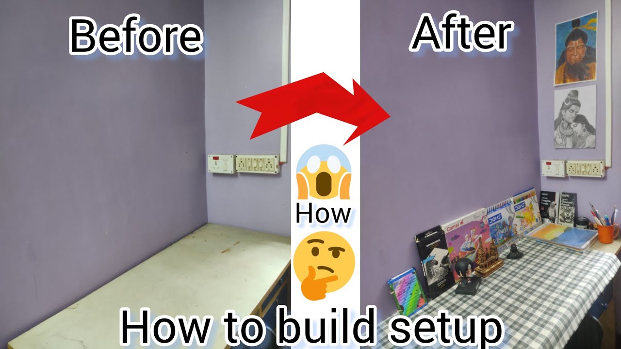 How to build your own setup (drawing setup) #drawing #art #like #subscribe #comment