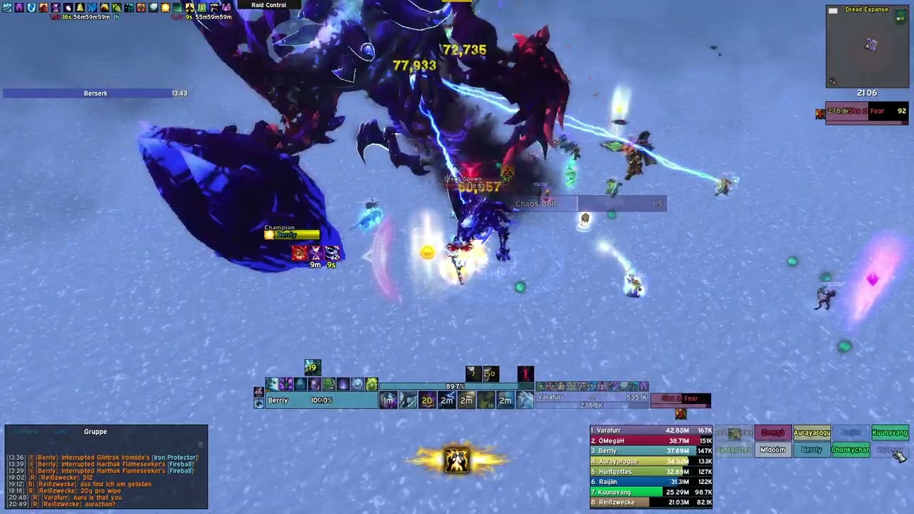Terrasse of endless Spring 10 man Heroic Sha of Fear Arcane Mage pov