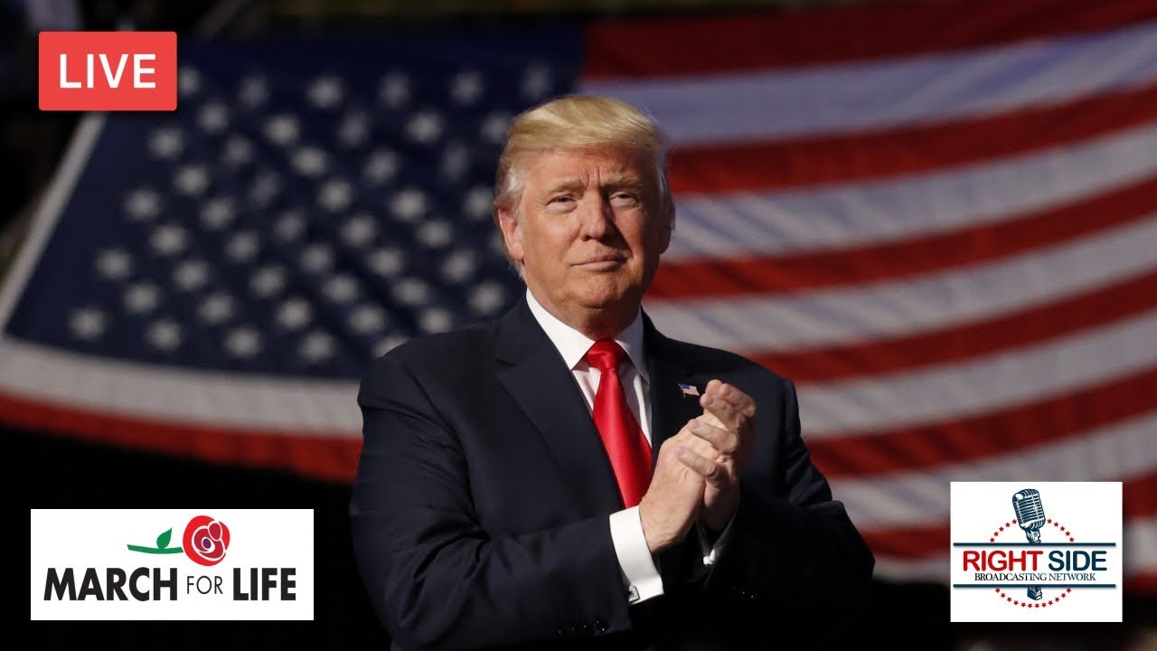 President Donald Trump Historic Speech at March for Life 1/24/20