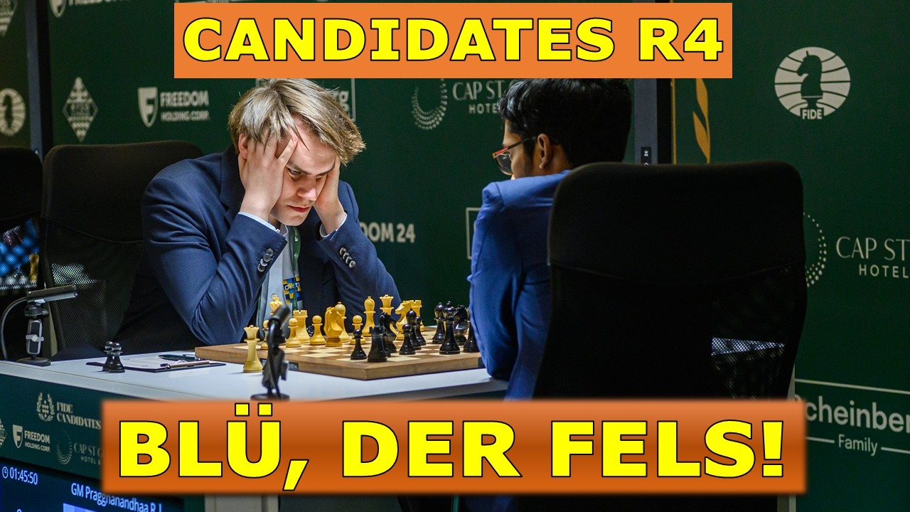 Brot & Fr&uuml;chte! Double Feature😜| Bl&uuml;baum vs Pragg | FIDE Candidates 2026 Runde 4