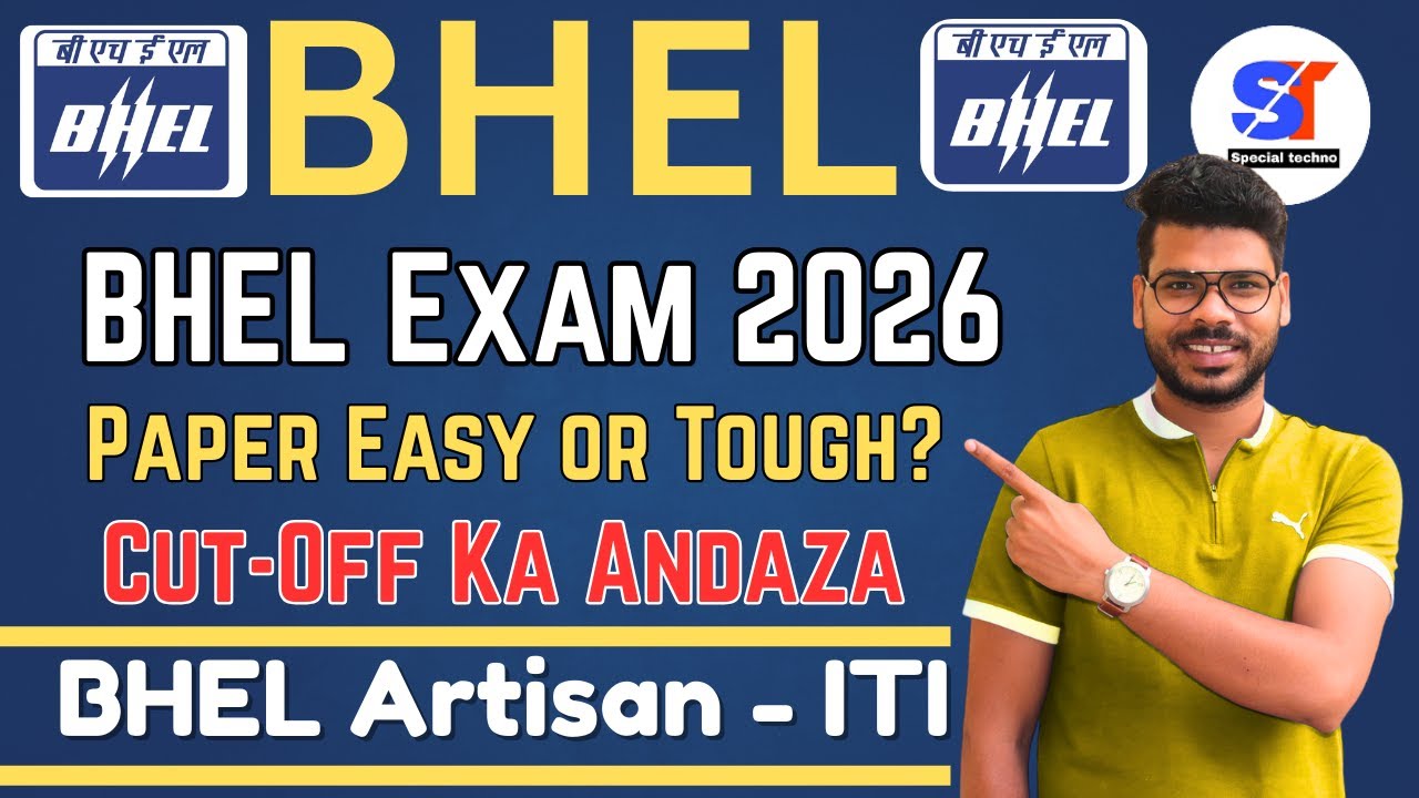 BHEL Exam 2026 | Paper Analysis & Expected Cut-Off | LIVE
