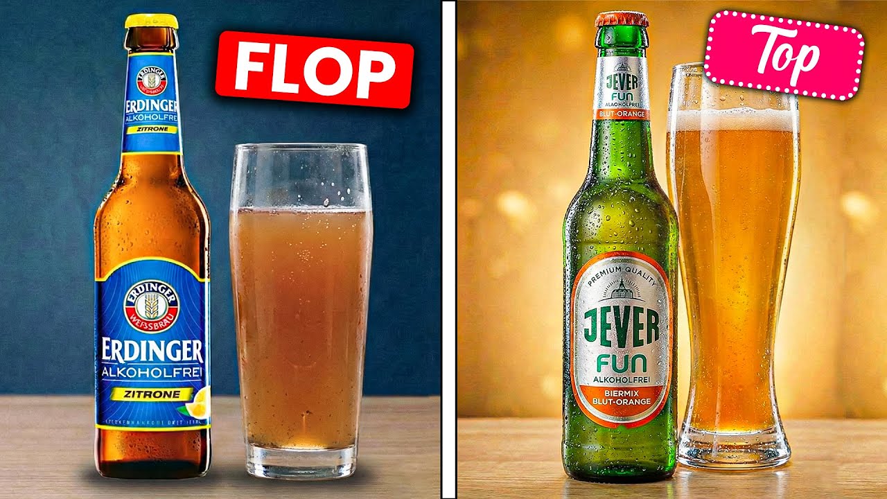 12 berühmte alkoholfreie Biermarken – vom SCHLECHTESTEN bis zum BESTEN gerankt