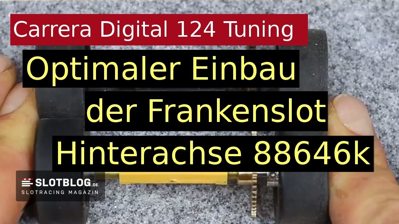 Carrera Digital 124 Tuning: Die Frankenslot  Hinterachse