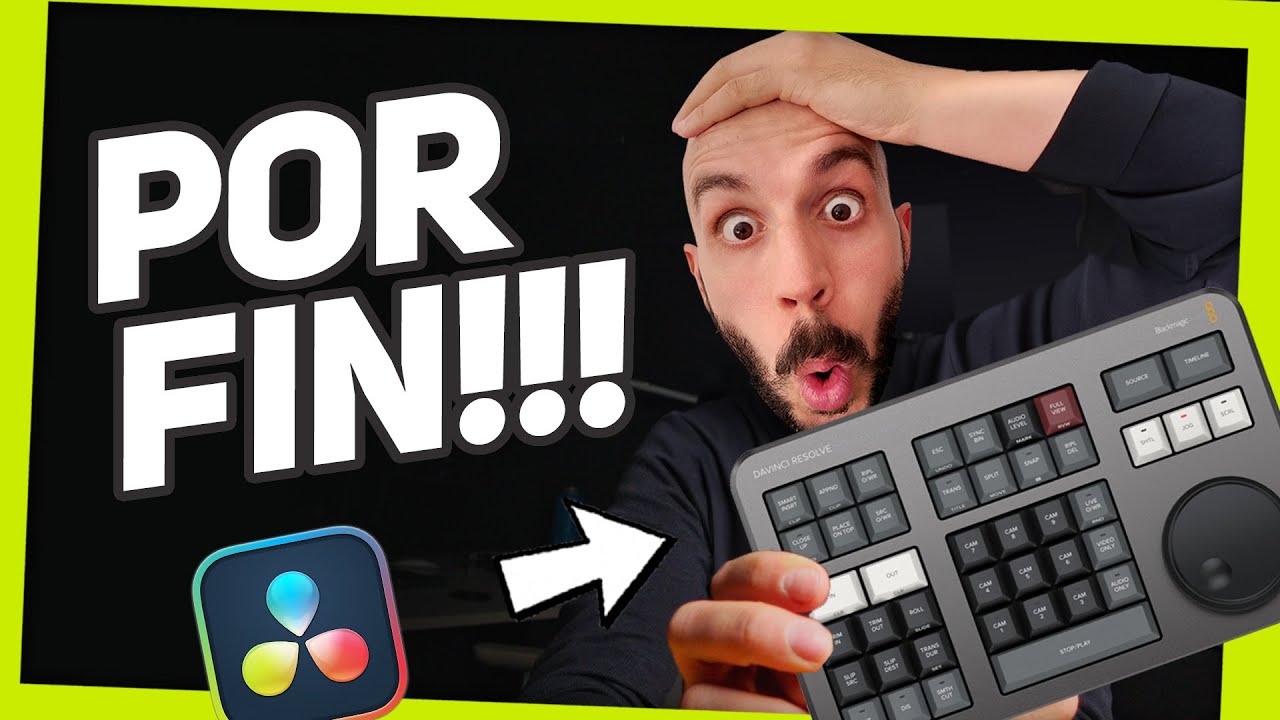 ¡ES UNA REVOLUCIÓN! 🔥 SPEED EDITOR para DAVINCI RESOLVE 18