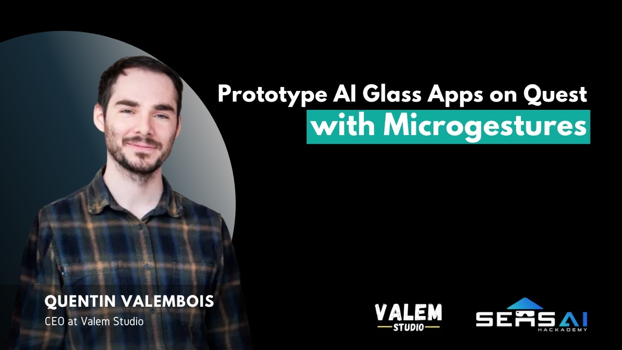 SensAI Hack - Prototype AI Glass Apps on Quest with Microgestures