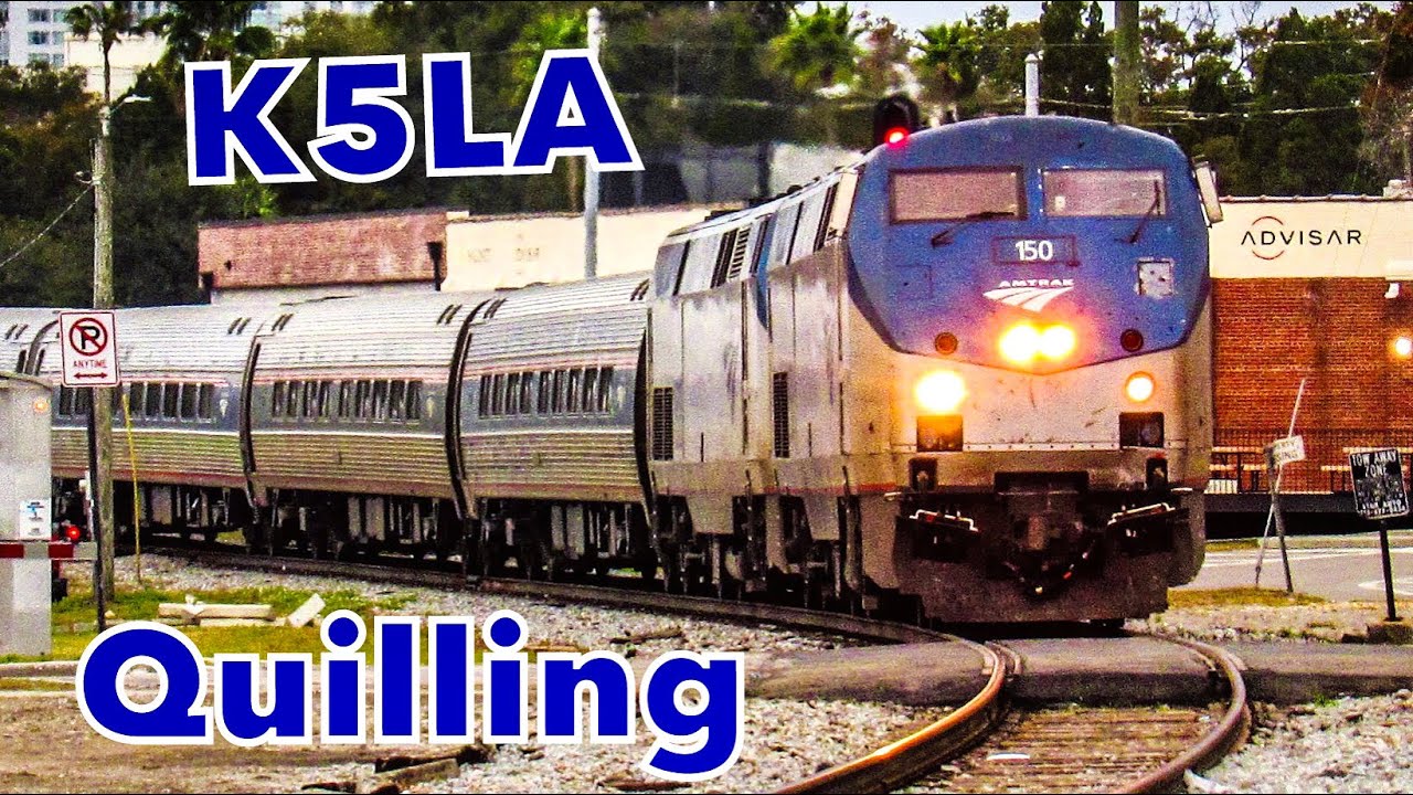 Amtrak 150 Epic Quilling K5LA Horn departing Tampa!