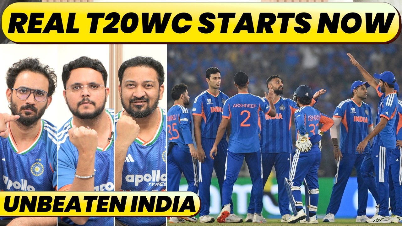 🔴INDIA 4 IN 4, SA 4 IN 4, SUPER 8 IN AHMEDABAD, WIN & SEMI FINAL DONE. COME ON INDIA