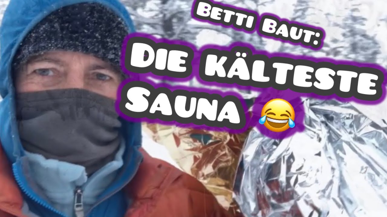 Wird die Rettungsdecke zur SAUNA? 🔥 (-13°C Schweden)