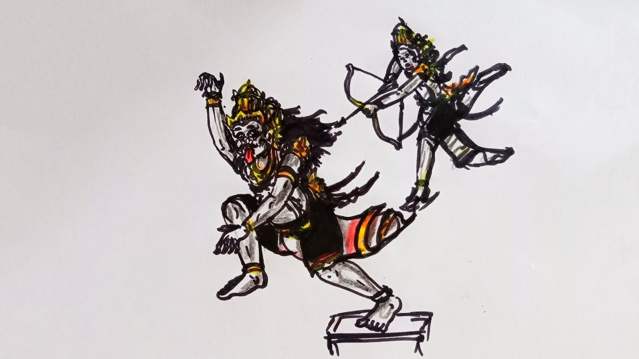 Cara Menggambar Sketsa Ogoh-ogoh #ogohogoh  #drawing