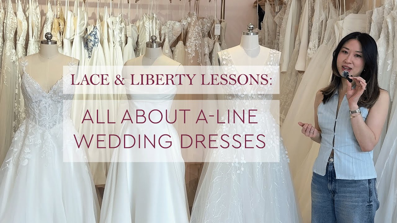 A-Line Wedding Dresses: Everything You Need to Know! | Lace & Liberty Lessons #weddingdressinspo