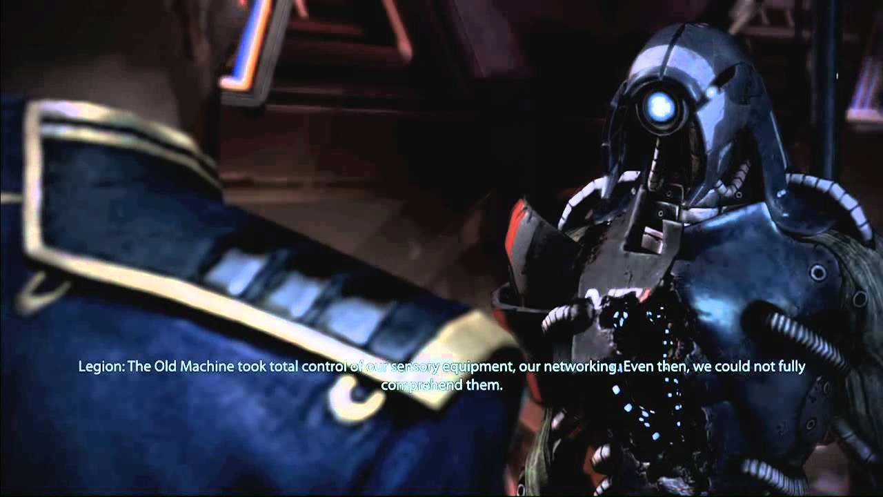 Mass Effect 3- Talking to Legion for the First Time!
