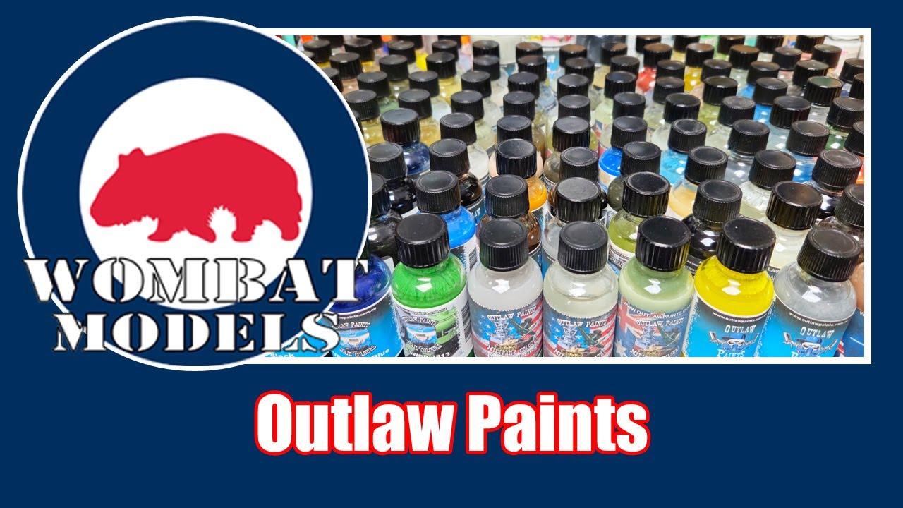 Outlaw Paints - what I've got on my shelf.