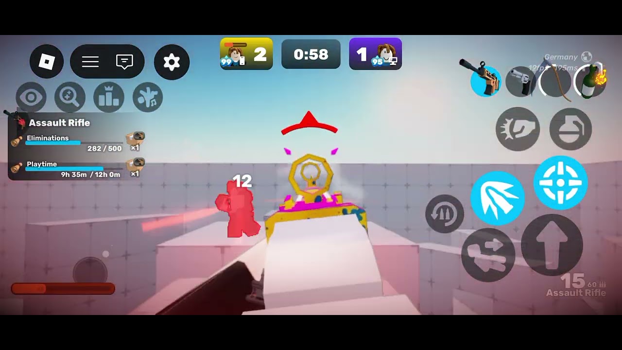 I am playing on YouTube guns 🔫 I just lost and some I 🏆 
