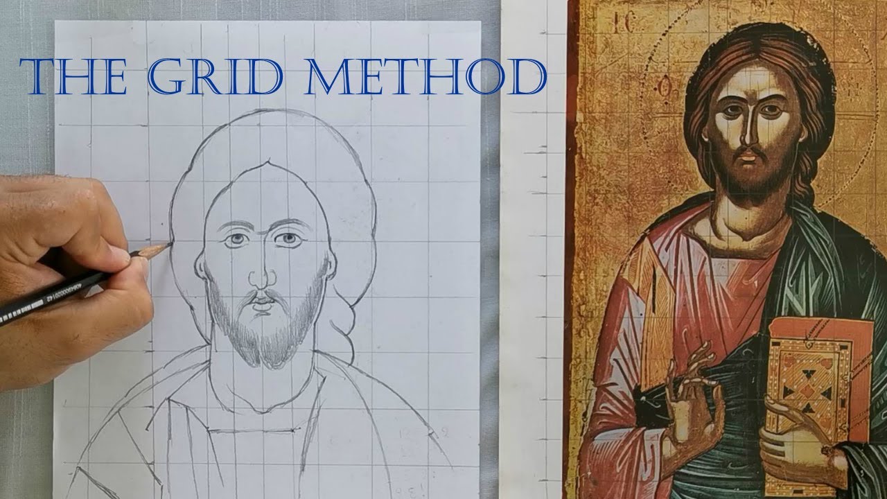 The Grid Method Explained! Learn to Draw Anything, Any Size! Μάθημα Αγιογραφίας