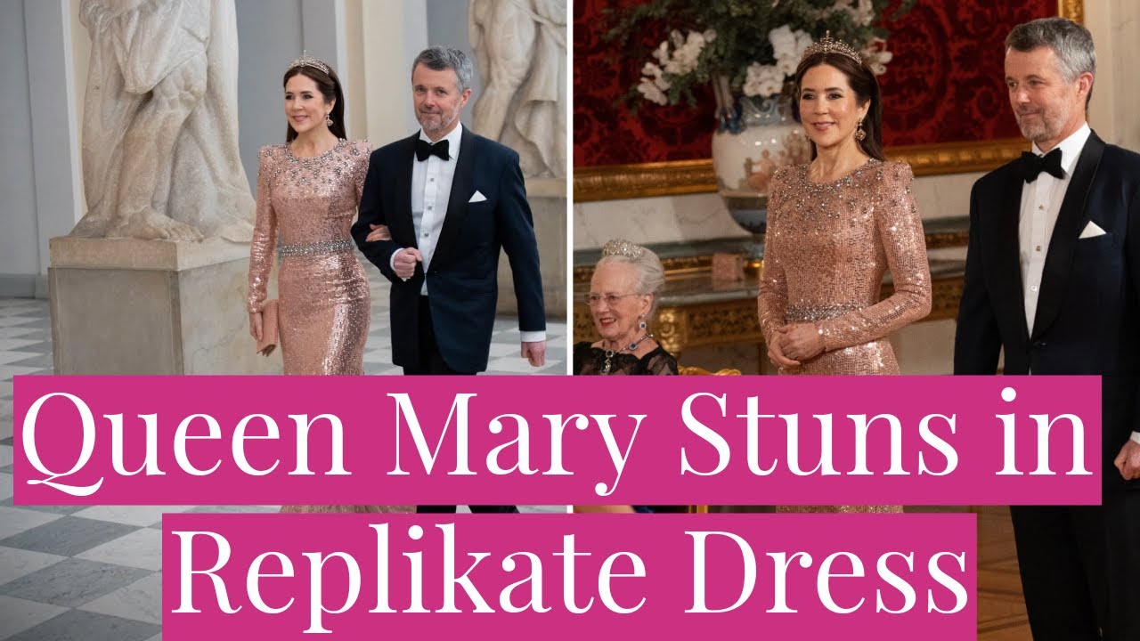 Queen Mary of Denmark Stuns in Pink Jenny Packham Dress, the Same One Princess Catherine (Kate) Owns
