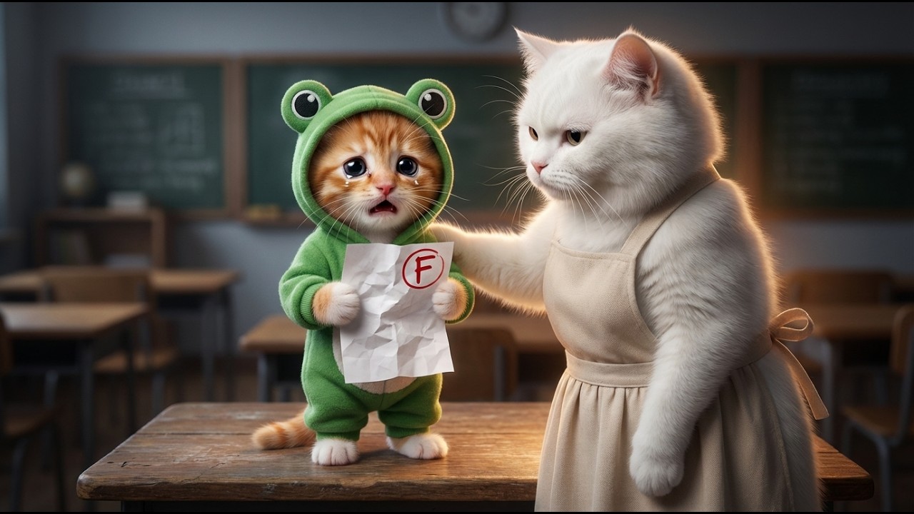 Leo FAILED School… What Mama Cat Did Next Will SHOCK You! 😱📝