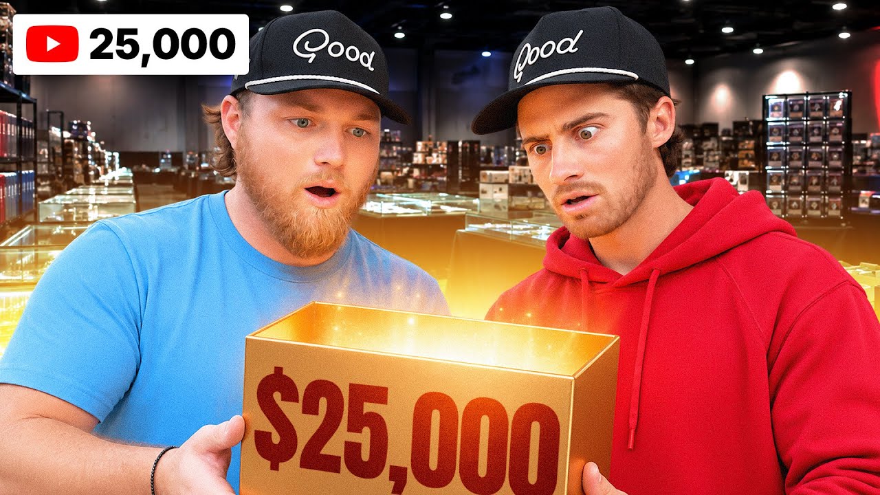 Opening A $25,000 Box To Celebrate 25,000 Subscribers 