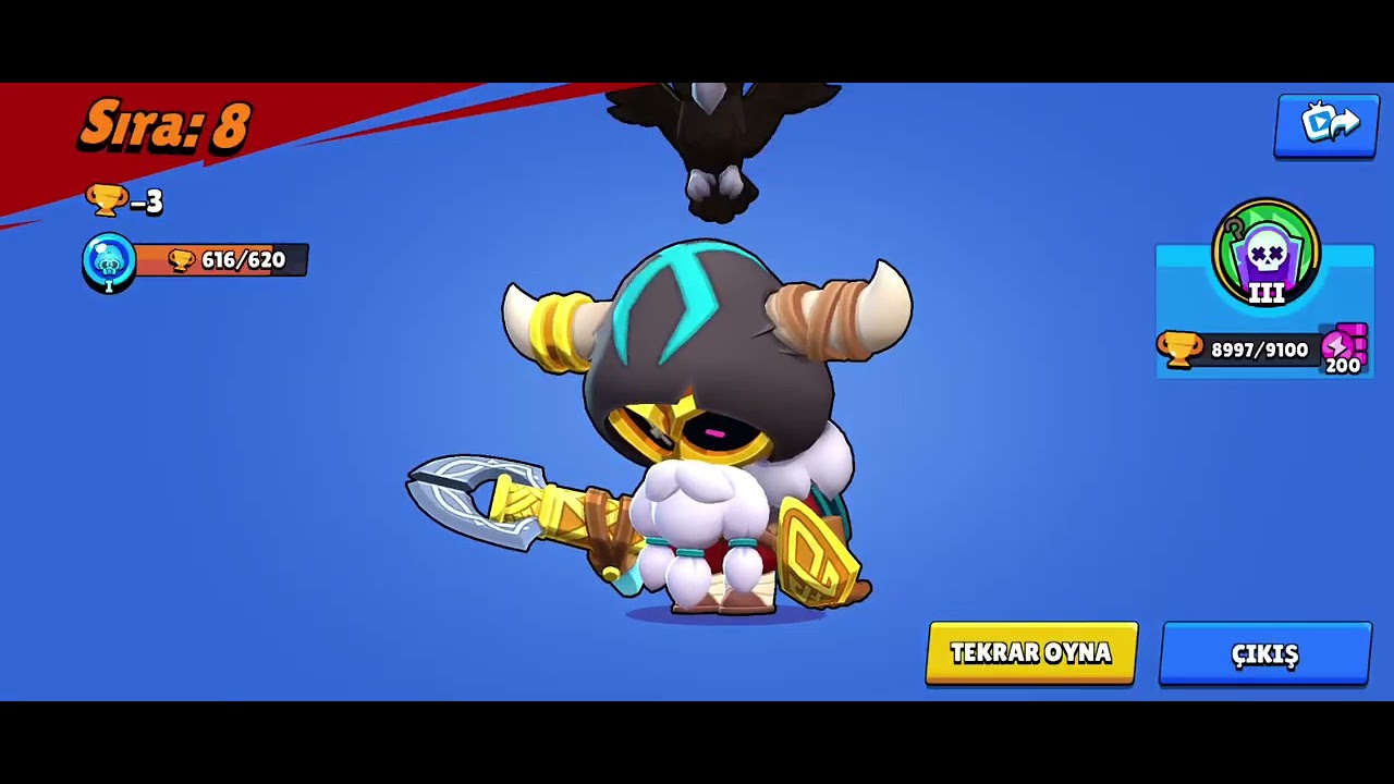 9000 kupa oldum yeni karakterim gene|BRAWL STARS 