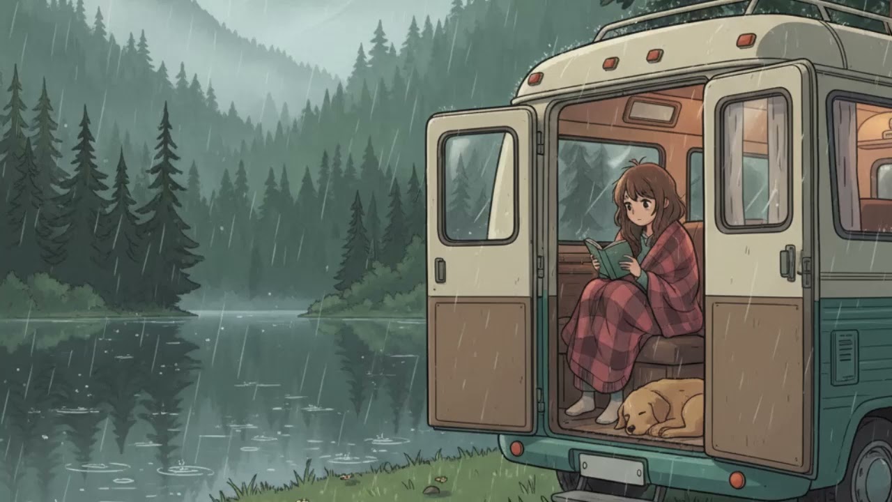 RAINY DAY COMFORT ☔ Lofi Hip Hop Mix   Cozy Study & Sleep