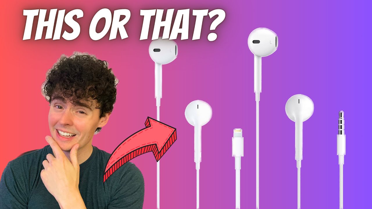 Наушники Apple EarPods с разъёмом Lightning против наушников Apple EarPods с разъёмом 3,5 мм (сра...