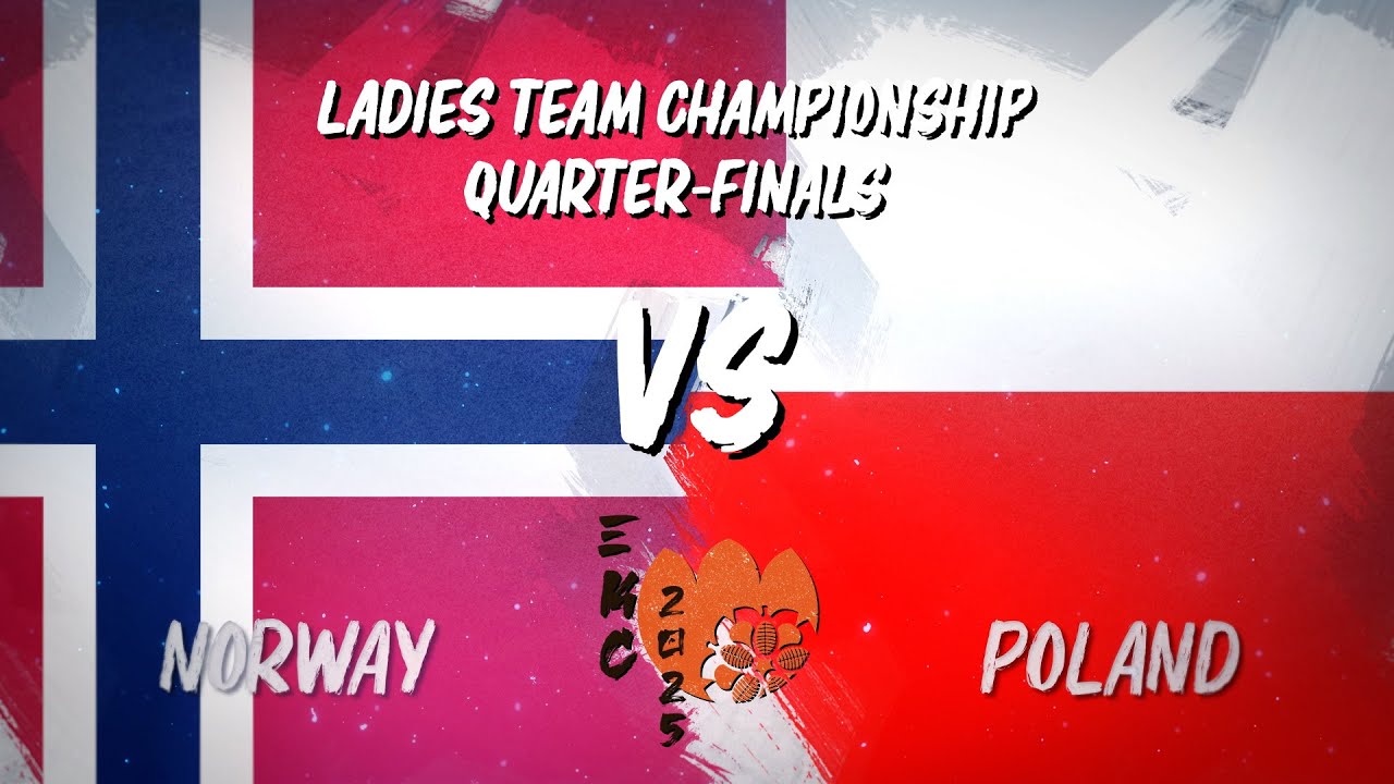 33rd European Kendo Championship (EKC 2025): Ladies Team Quarter-finals Norway VS Poland