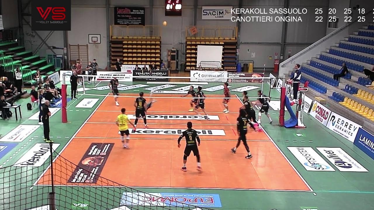 KERAKOLL SASSUOLO  VS   CANOTTIERI ONGINA    1-11-25  SERIE BM  GIRONE B
