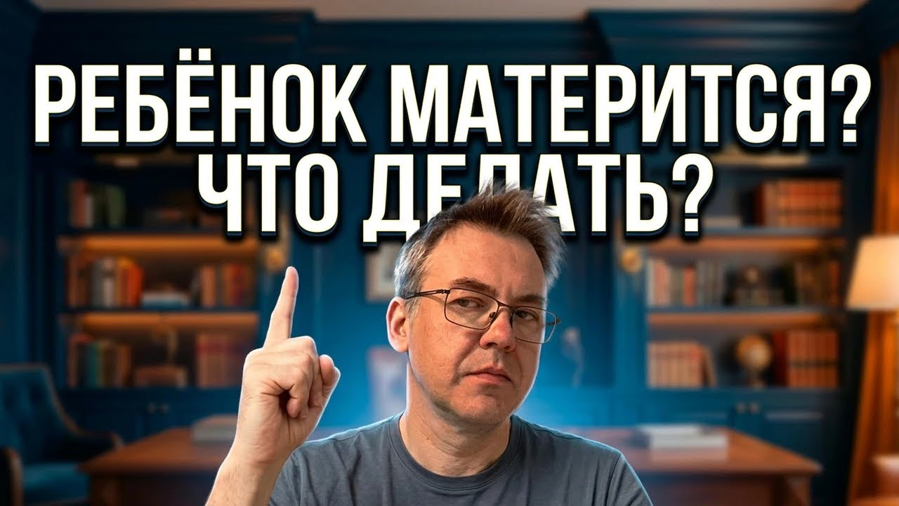 Ребёнок ругается матом! Что делать?
