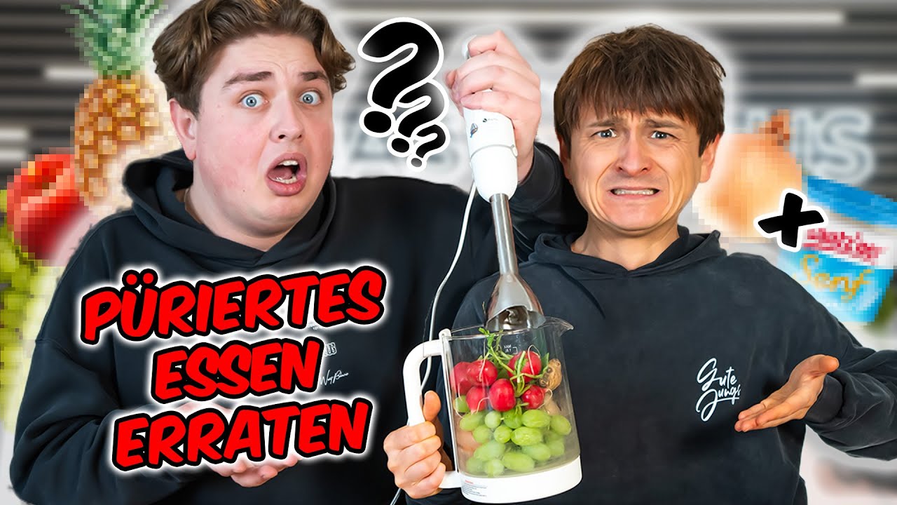 Püriertes Essen erraten! 🍍🧅 (mit Dima)