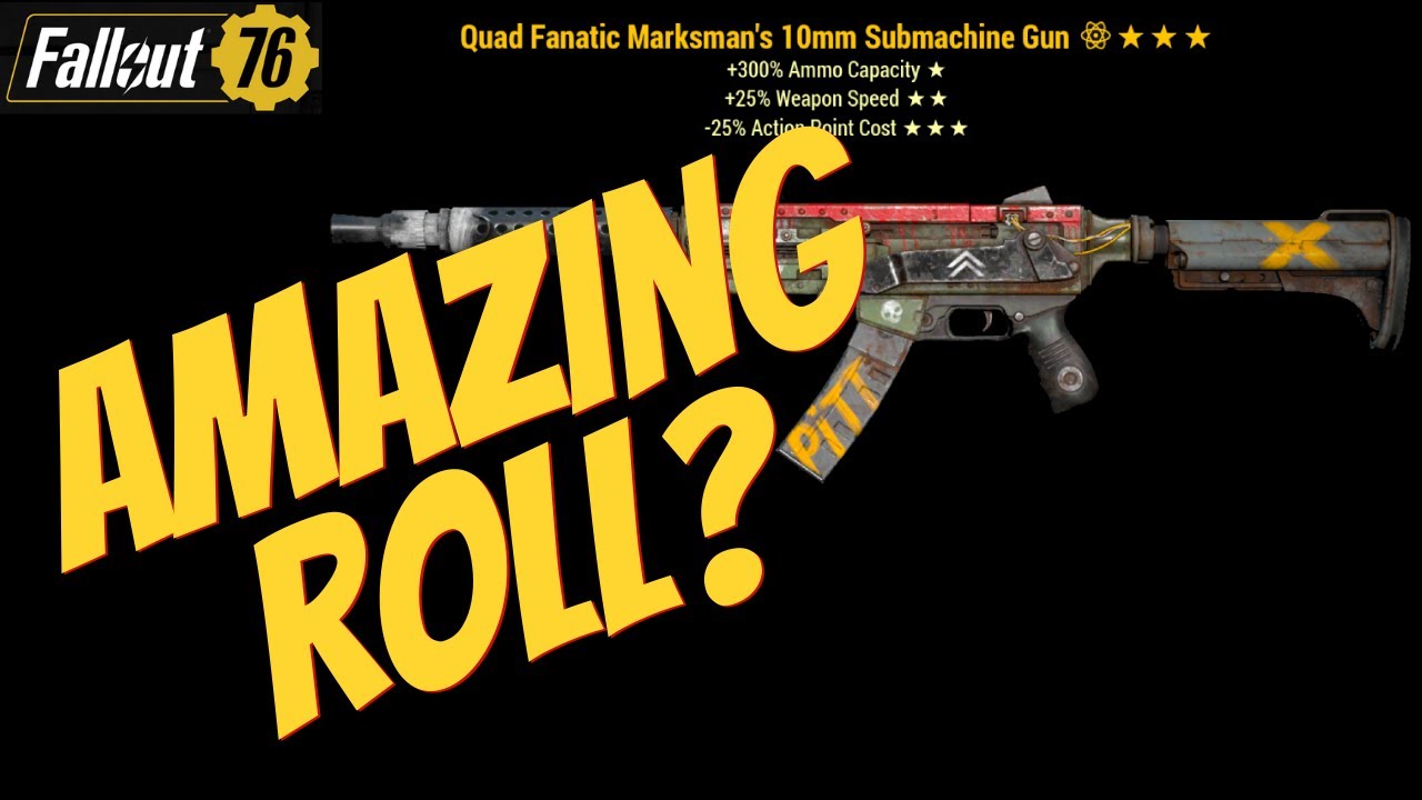 Fallout 76 - Did I Get Lucky With This 10mm Submachine Gun?