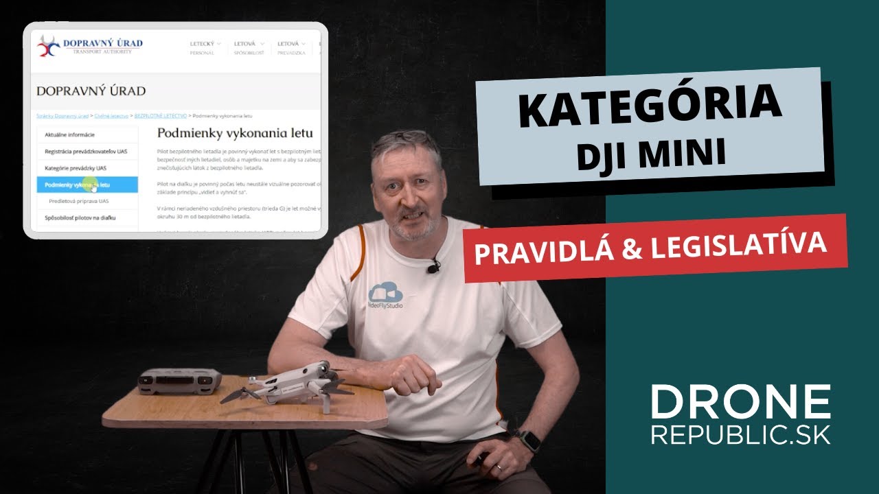 DJI Mini | Pravidlá a legislatíva pre drony kategórie C0 (do 250g)