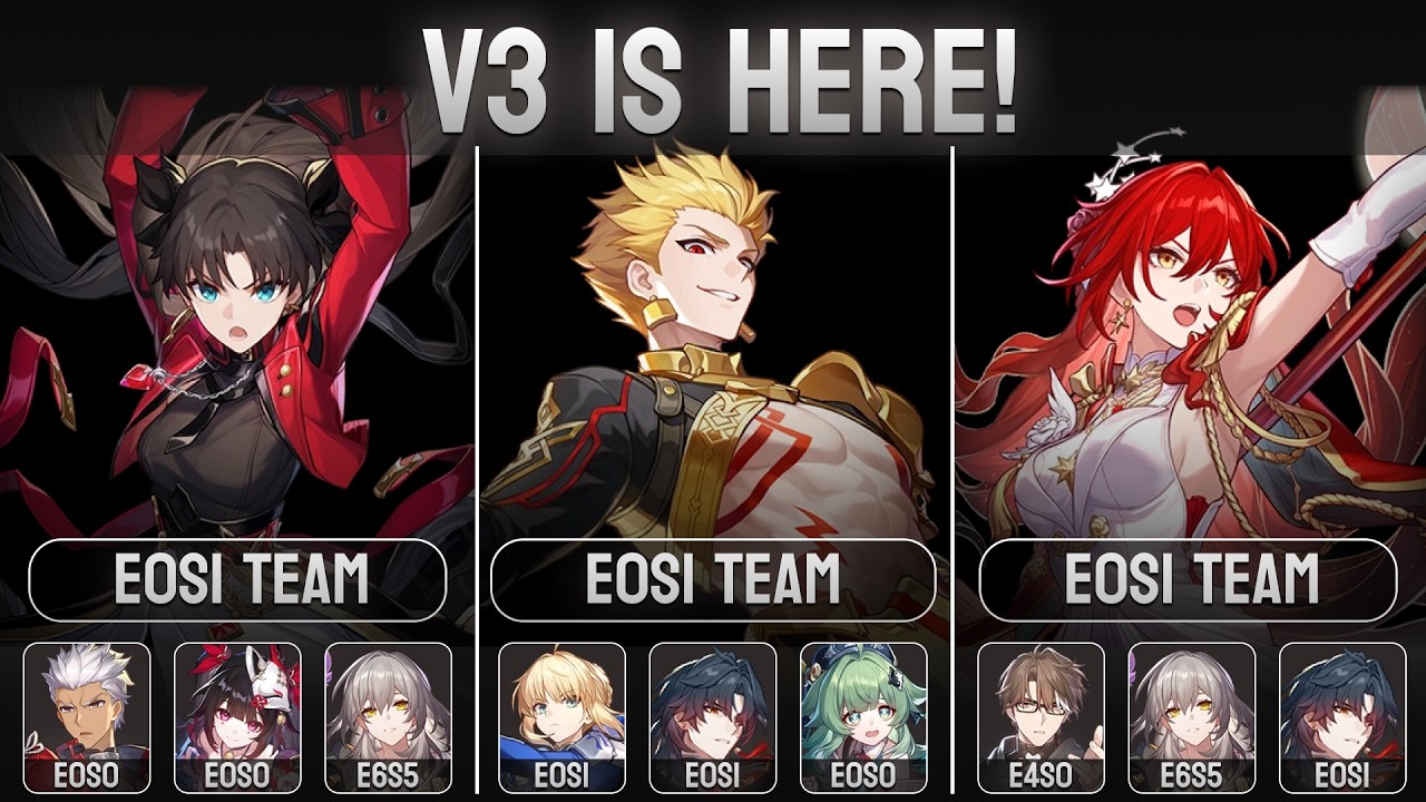 V3 IS HERE! E0S1 Rin, Gilgamesh and Himeko Nova | HSR 4.4v3 + Builds in The End!