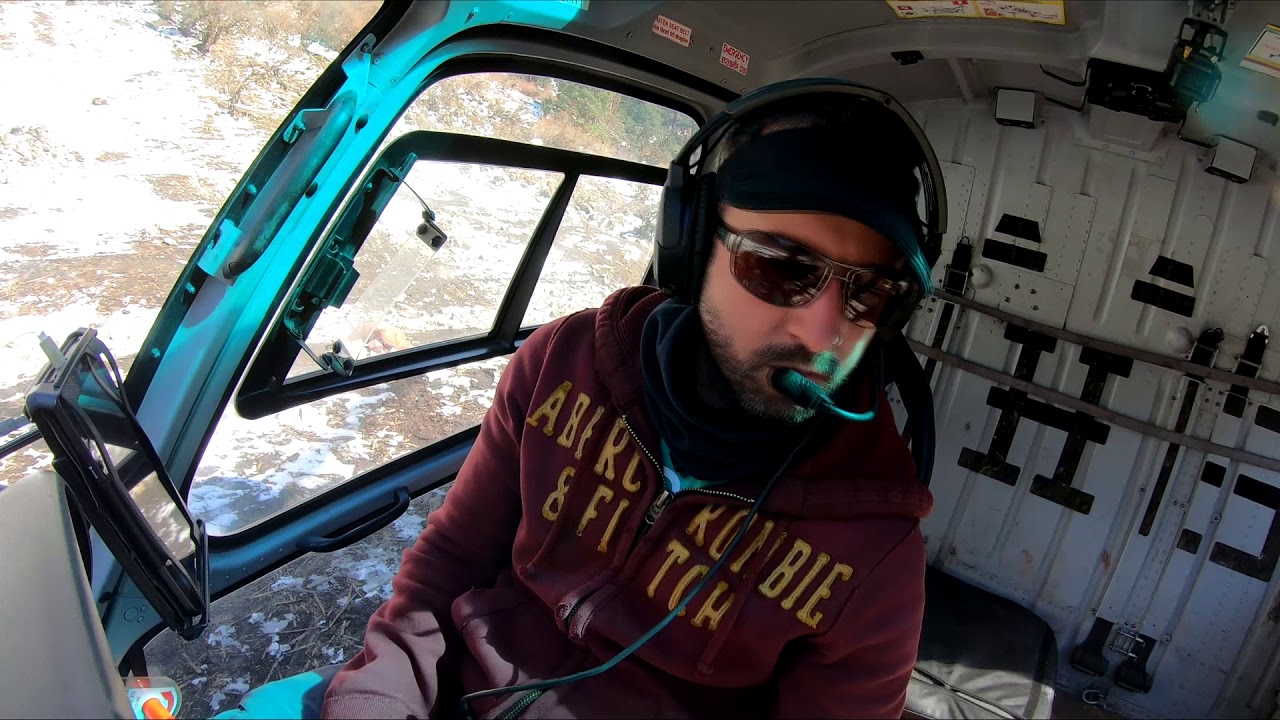 Helicopter cargo flights in a narrow valley in Nepal - Mountain Helicopters