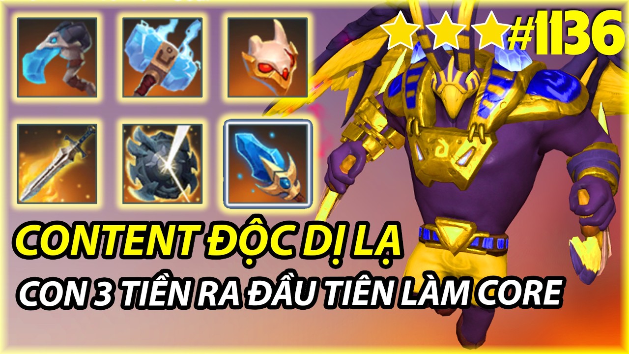 CON 3 TIỀN N&Agrave;O RA ĐẦU TI&Ecirc;N CHƠI CON Đ&Oacute; L&Agrave;M CORE  | AUTO CHESS MOBILE 1136
