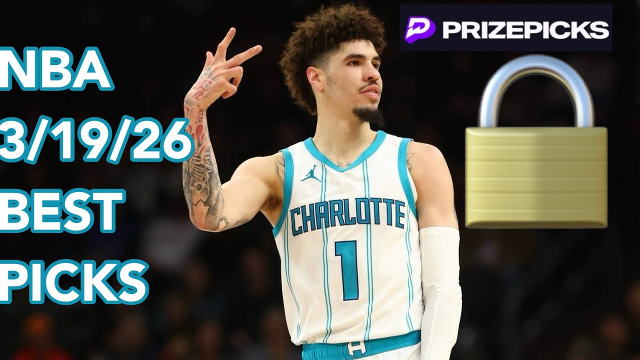 PRIZEPICKS 3/19/26 NBA BEST PICKS/ DFS ADVICE #motivation #nba 