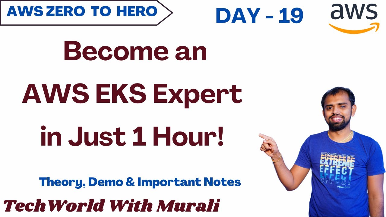 Day 19 | Create an AWS EKS Cluster &ndash; Step-by-Step Tutorial |  Free AWS Course | 30 Days |#Cloud #aws
