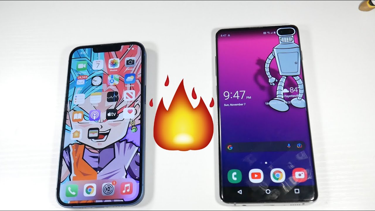 Samsung Galaxy S10 Plus VS iPhone 13 - Full Speed Test & Camera Comparison!