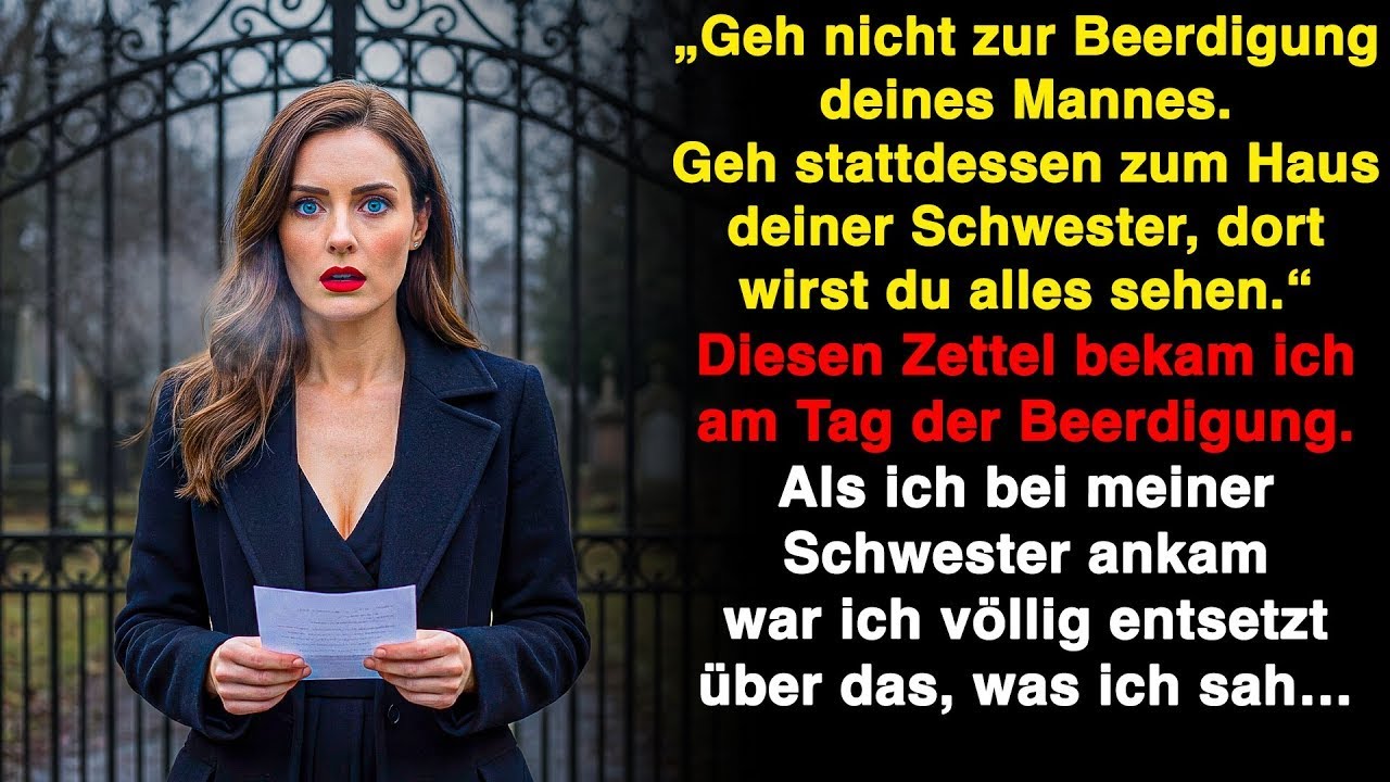 Geh nicht zur Beerdigung.“ „Geh zu deiner Schwester.“ Ich tat es – und war geschockt!